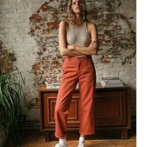 New With Tags! Dickies work crop roll hem pants size 24